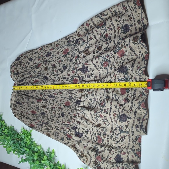 Vintage Krist Gudnason floral prairie skirt - Picture 7 of 12
